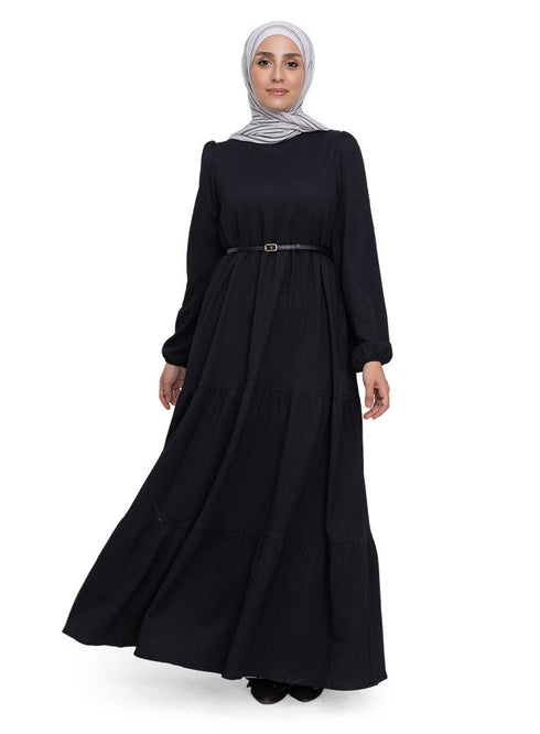 Black Basic Dress - Khotwh